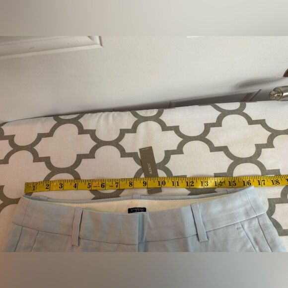 J.Crew Petite Carolina flare pant in stretch linen blend NWT Size P12 - Picture 5 of 6